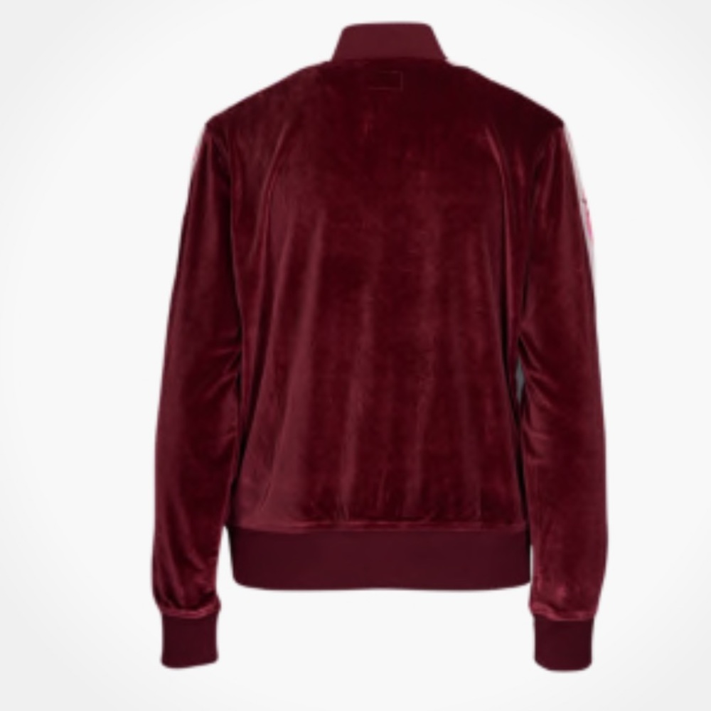 Conv&Miley Cyprus Velvet SET:Jacket+Pant Burgundy - Picture 6 of 8